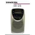 SANGEAN SR-25 Owners Manual